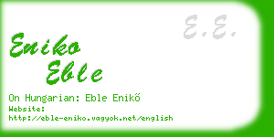 eniko eble business card